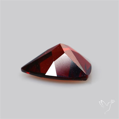 Natural Red Almandine Garnet (Pyrope) Faceted Mozambique Garnet
