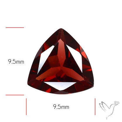 Natural Red Almandine Garnet (Pyrope) Faceted Mozambique Garnet