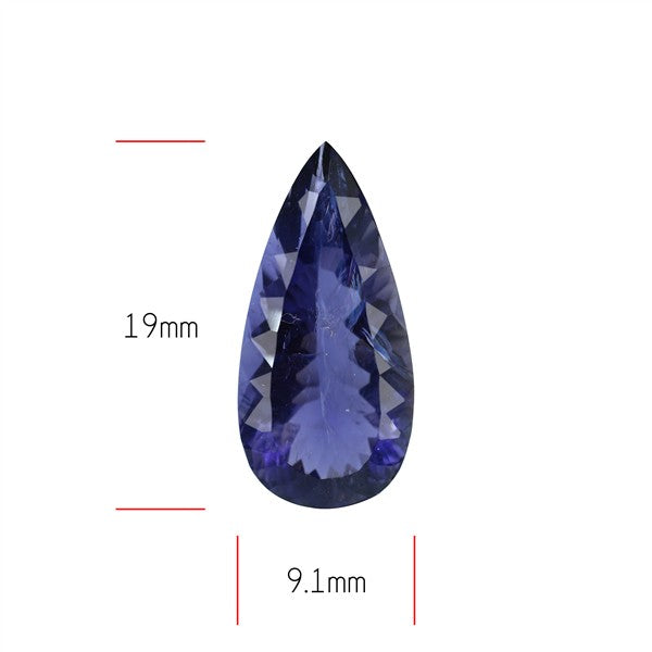 Iolite Millenium Cut Rare Faceted Fine Gemstone