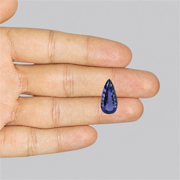 Iolite Millenium Cut Rare Faceted Fine Gemstone