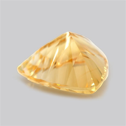 AAA Citrine Concave Cut Faceted Clear Fine Gemstone Millenium Cut