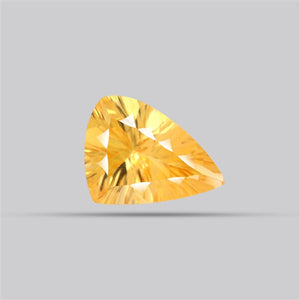 AAA Citrine Concave Cut Faceted Clear Fine Gemstone Millenium Cut