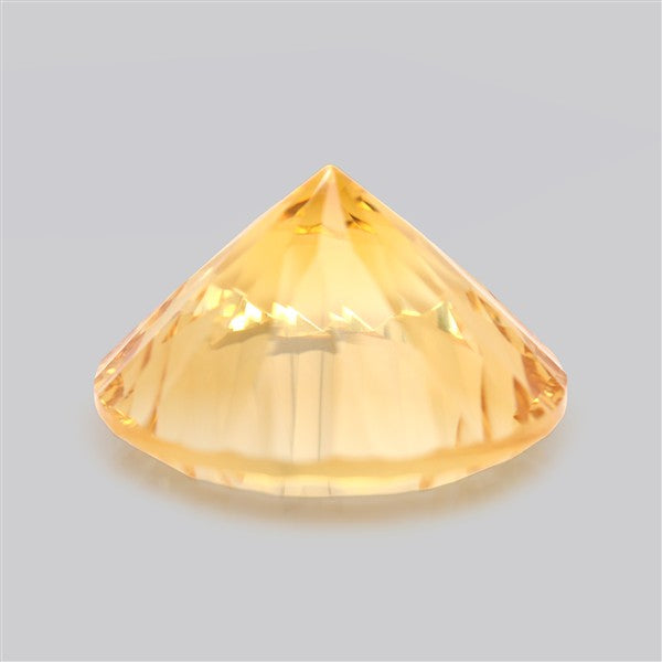AAA Citrine Concave Cut Faceted Clear Fine Gemstone Millenium Cut