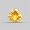 AAA Citrine Concave Cut Faceted Clear Fine Gemstone Millenium Cut