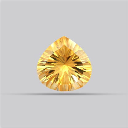 AAA Citrine Concave Cut Faceted Clear Fine Gemstone Millenium Cut