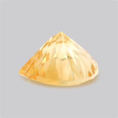 AAA Citrine Concave Cut Faceted Clear Fine Gemstone Millenium Cut