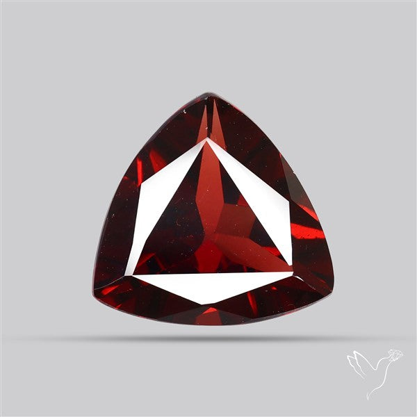 Natural Red Almandine Garnet (Pyrope) Faceted Mozambique Garnet