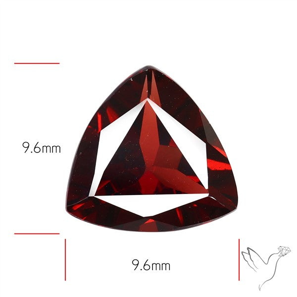 Natural Red Almandine Garnet (Pyrope) Faceted Mozambique Garnet