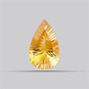 AAA Large Citrine Concave Cut Faceted Clear Fine Gemstone Millenium Cut