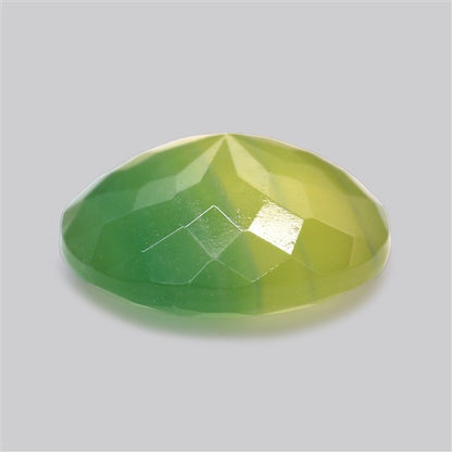 Fluorite Mint Green Faceted Bi-Color