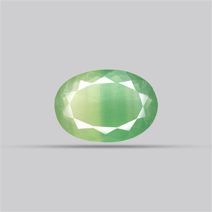 Fluorite Mint Green Faceted Bi-Color 