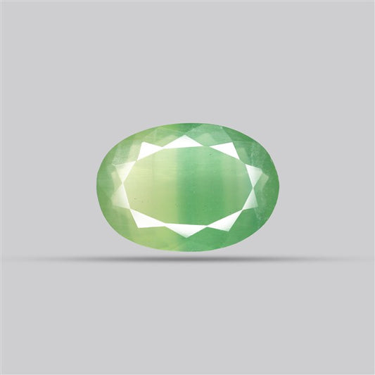 Fluorite Mint Green Faceted Bi-Color 