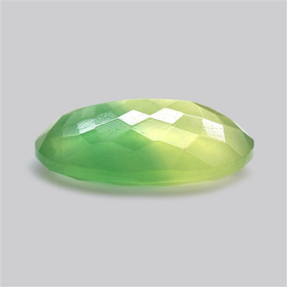 Fluorite Mint Green Faceted Bi-Color