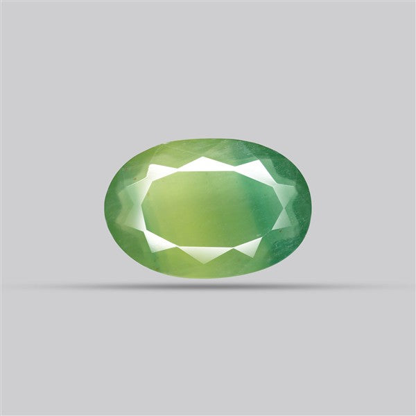 Fluorite Mint Green Faceted Bi-Color 