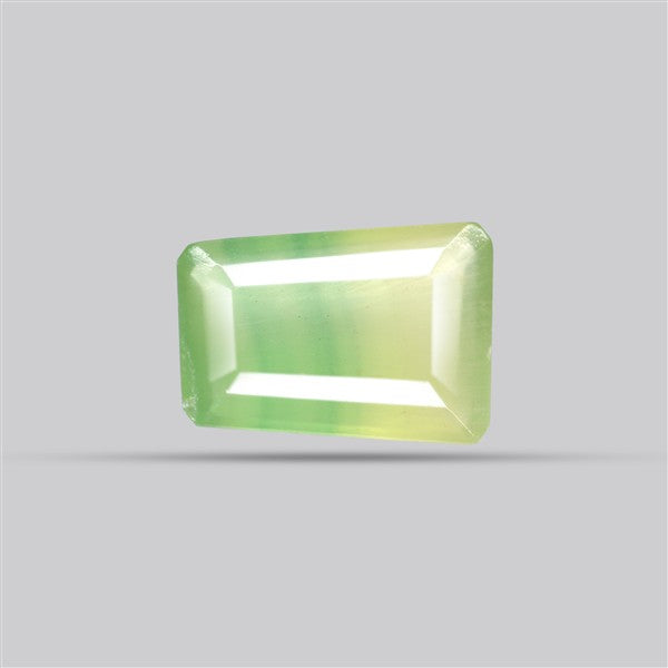 Fluorite Mint Green Faceted Bi-Color 