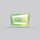 Fluorite Mint Green Faceted Bi-Color 