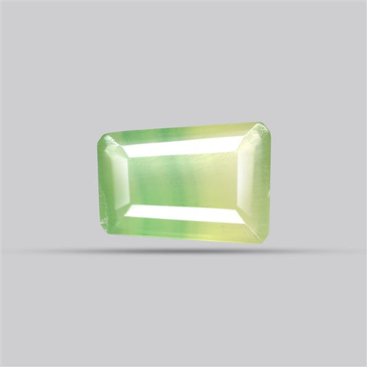 Fluorite Mint Green Faceted Bi-Color 