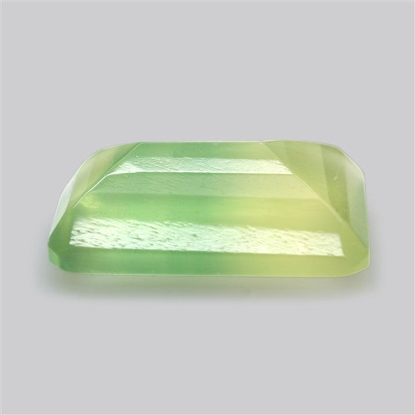 Fluorite Mint Green Faceted Bi-Color