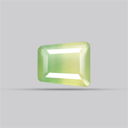 Fluorite Mint Green Faceted Bi-Color 