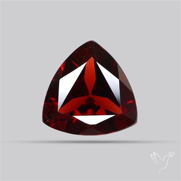 Natural Red Almandine Garnet (Pyrope) Faceted Mozambique Garnet