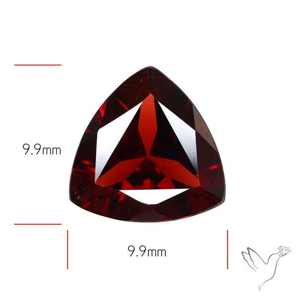 Natural Red Almandine Garnet (Pyrope) Faceted Mozambique Garnet