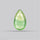 Fluorite Mint Green Faceted Bi-Color 