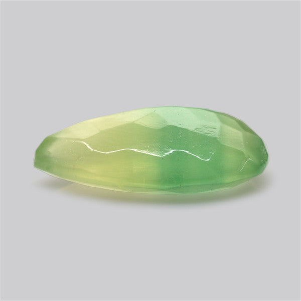 Fluorite Mint Green Faceted Bi-Color