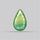 Fluorite Mint Green Faceted Bi-Color 