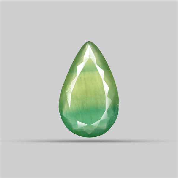 Fluorite Mint Green Faceted Bi-Color