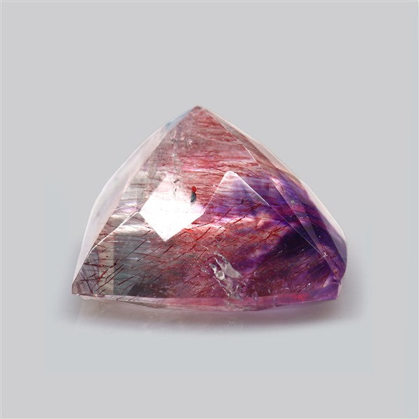 Super Seven Amethyst Faceted Fine Gemstone