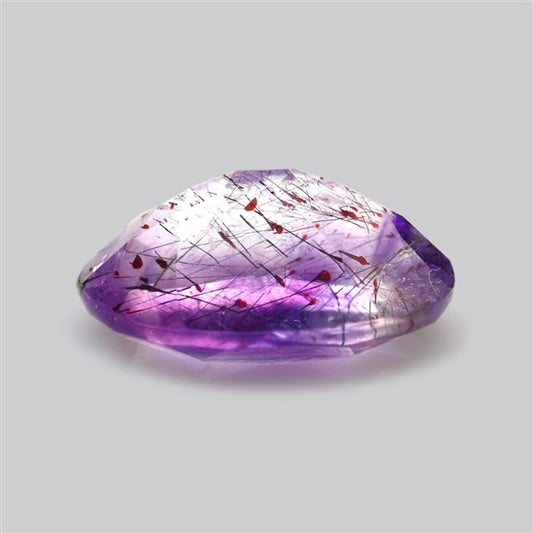Super Seven Amethyst Faceted Fine Gemstone