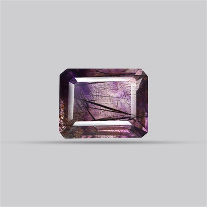 Super Seven Amethyst Faceted Fine Gemstone