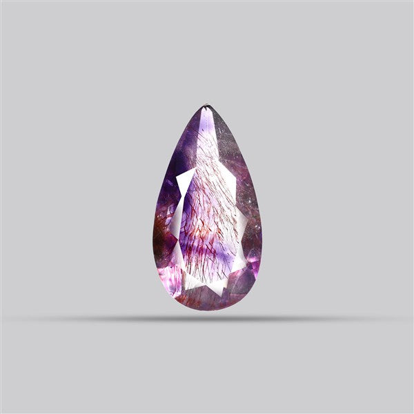 Super Seven Amethyst Faceted Fine Gemstone