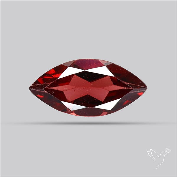 Natural Red Almandine Garnet (Pyrope) Faceted Mozambique Garnet