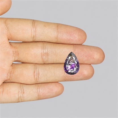 Super Seven Amethyst Faceted Fine Gemstone