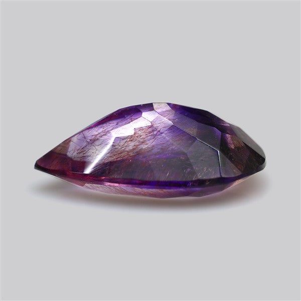 Super Seven Amethyst Faceted Fine Gemstone