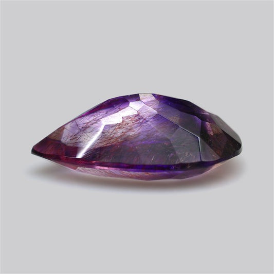 Super Seven Amethyst Faceted Fine Gemstone