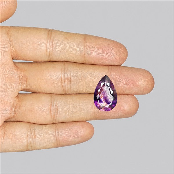 Super Seven Amethyst Faceted Fine Gemstone