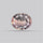 Diopside in Rose Quartz Faceted Fine Gemstone