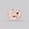 Diopside in Rose Quartz Faceted Fine Gemstone