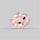 Diopside in Rose Quartz Faceted Fine Gemstone
