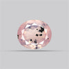 Diopside in Rose Quartz Faceted Fine Gemstone