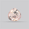 Diopside in Rose Quartz Faceted Fine Gemstone
