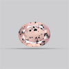 Diopside in Rose Quartz Faceted Fine Gemstone