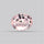 Diopside in Rose Quartz Faceted Fine Gemstone