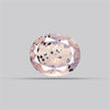 Diopside in Rose Quartz Faceted Fine Gemstone