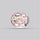 Diopside in Rose Quartz Faceted Fine Gemstone