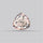 Diopside in Rose Quartz Faceted Fine Gemstone