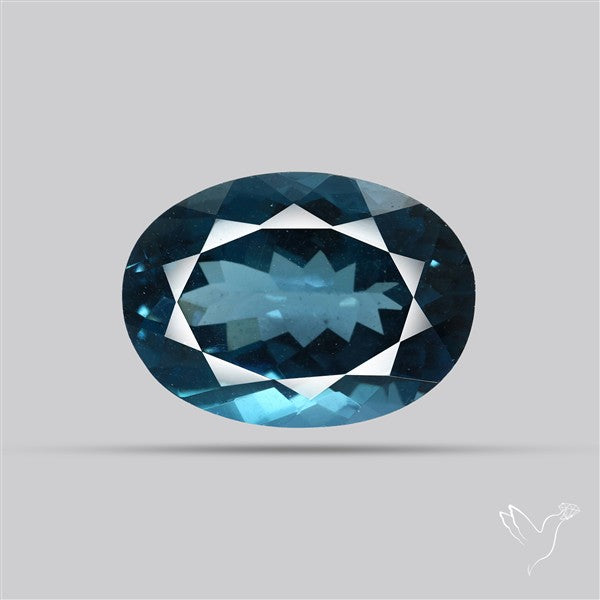 AAA London Blue Topaz Faceted Fine Gemstone