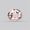 Diopside in Rose Quartz Faceted Fine Gemstone